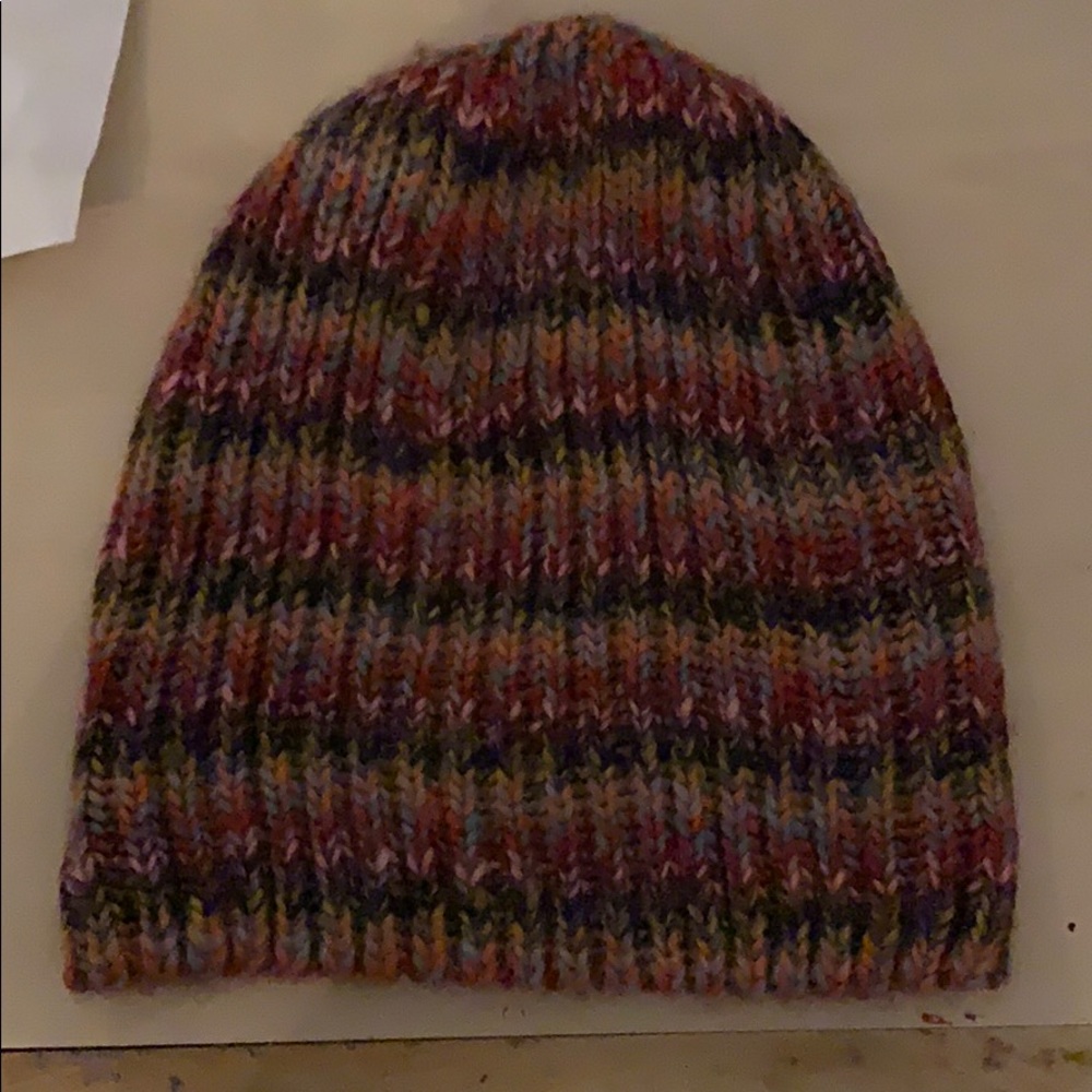 Wool multicolored beanie